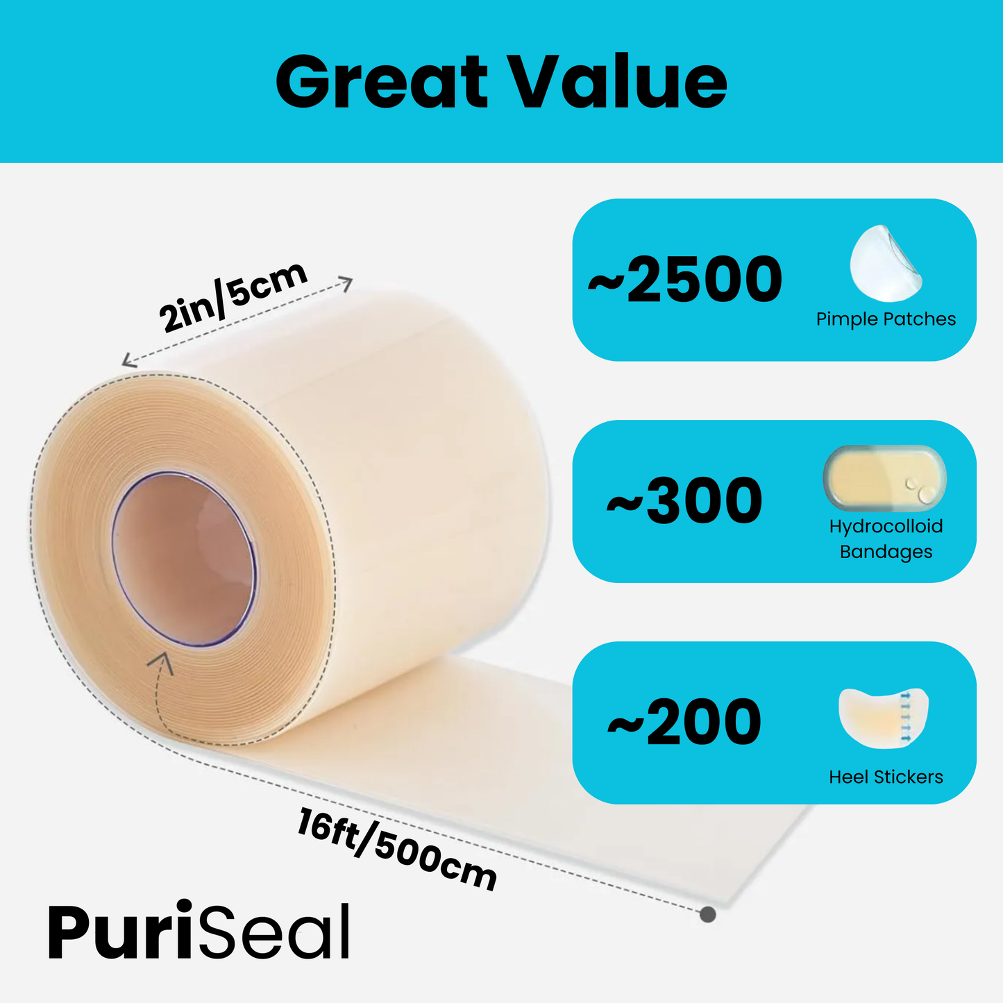 PuriSeal Hydrocolloid Roll